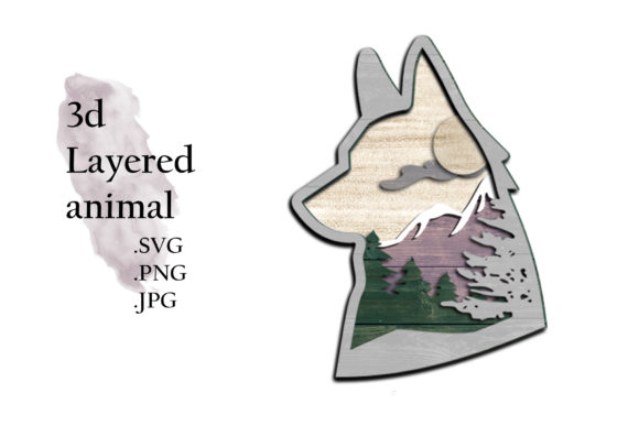 3D Layered SVG Fox for Shadow Box Designs: A Designer’s Review