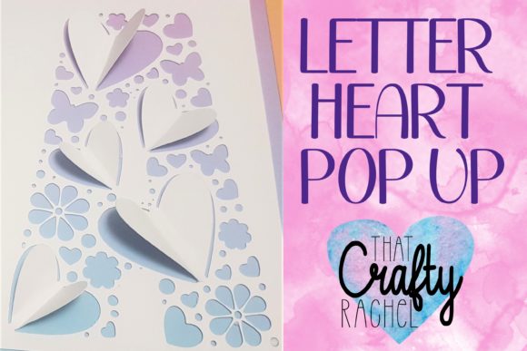 3D SVG Letter a Pop Up Heart Template: A Creative Design Boost for Blogs and Digital Content
