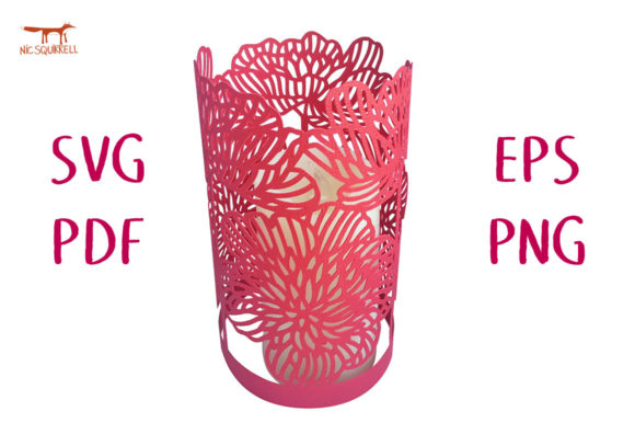 Bloom and Grow Peony Lantern SVG Cut