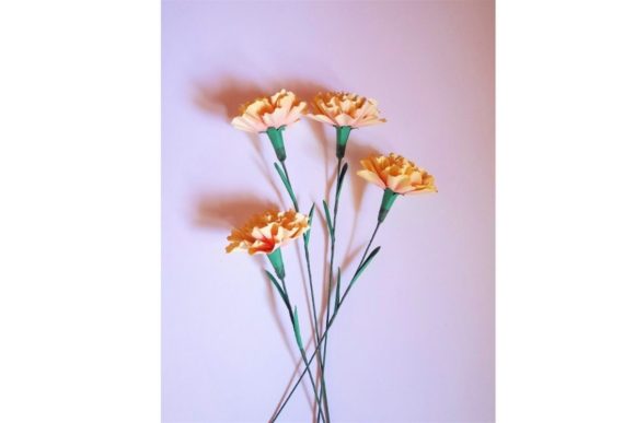 Chabauds Giant Carnation 3D SVG Paper Flowers Templates Review