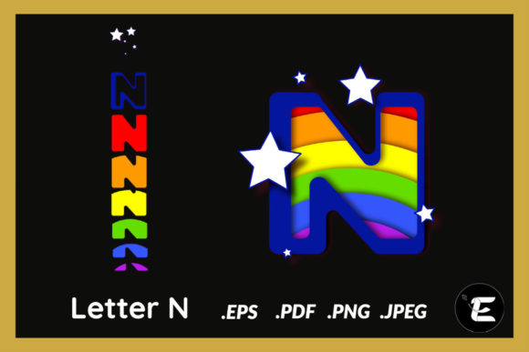 Exploring the 3D SVG Design of N for Editorial and Web Publishing