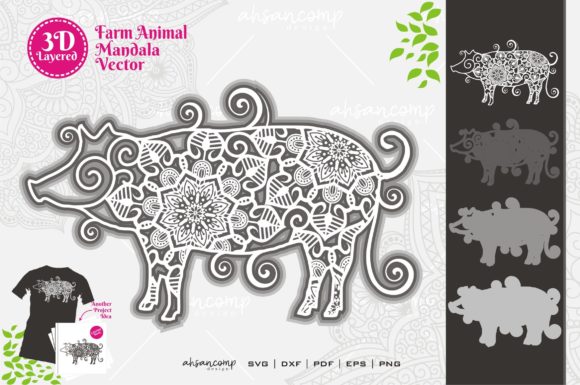 Farm Animal Mandala 3D Layered 8: A Designer’s Honest Review