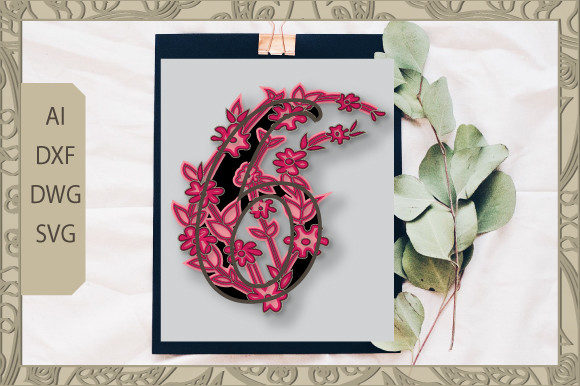 Floral 3D SVG Art That Crafts Elegance into Every Project