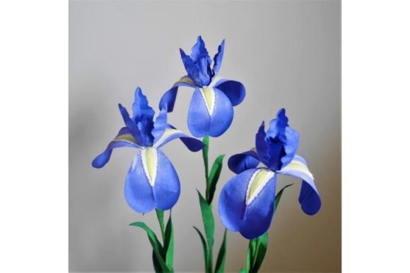 Japanese Iris Paper Flower Templates