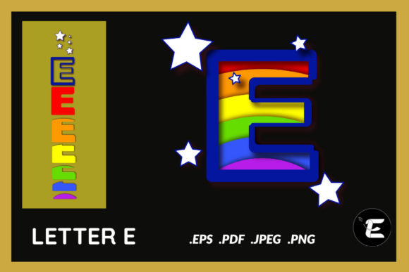 LETTER E: A 3D SVG Design for Shadow Boxes and Brand Storytelling