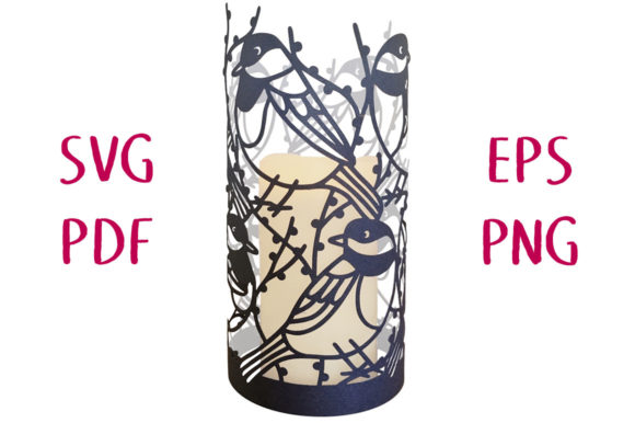 Little Chickadee Lantern 3D SVG Cut File: A Bright Branding Boost for Creative Marketers
