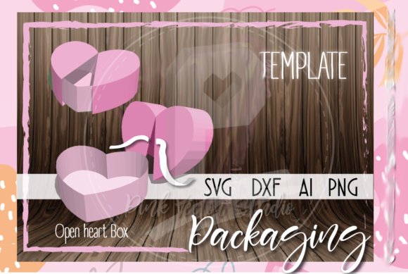 Open Heart Box Love: A 3D SVG Design for Romantic Branding and Emotional Visuals