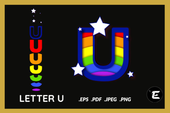 U: A 3D SVG Design Asset for Bold Editorial and Web Visuals