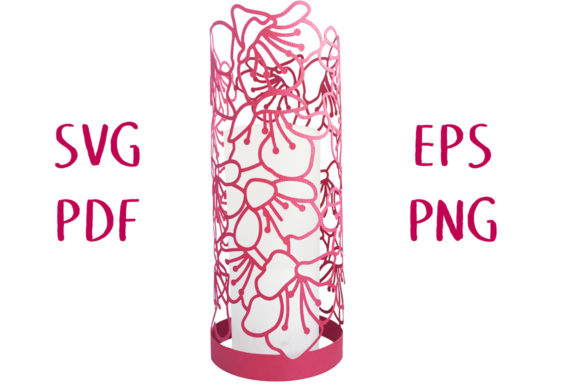Weigela Flower Lantern 3D SVG Cut File for Crafters & Small Businesses